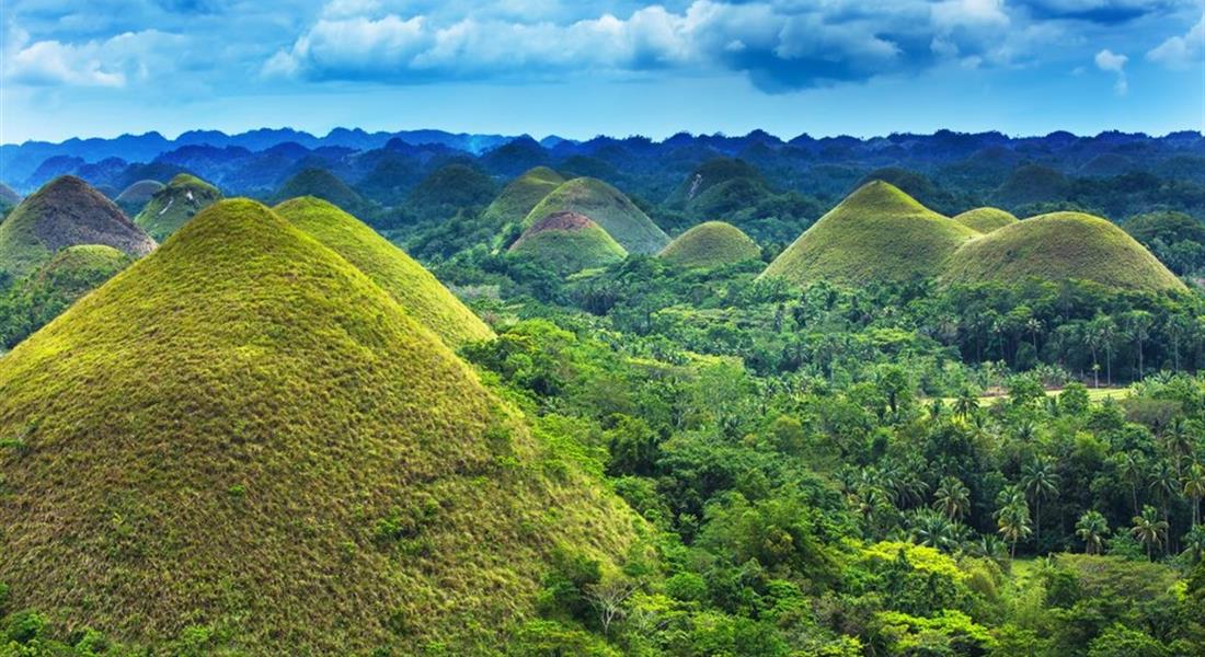 Filipiny - Bohol, Czekoladowe Wzgórza
